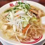 ラーメン魁力屋 - 野菜たっぷり塩タンメン