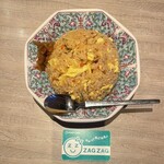 博多ラーメン 琥家 - つけ麺大チャーハン(大盛無料)セット¥1298 大盛