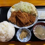 興ちゃん亭 - とんかつ定食¥1,200＋大盛り¥100