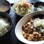 らーめん・定食 かじや飲食店 - 四川麻婆豆腐定食