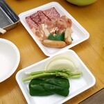 カキハウス 内海湾 - 壱岐牛セットと焼き野菜セット