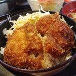 いなだや - めおとかつ丼のソースかつ丼