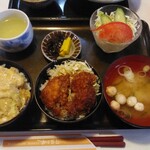 いなだや - めおとかつ丼