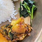 ナマステ - サーグ、タルカリ