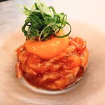 Norwegian salmon yukke style 1,290 yen