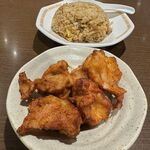 麺処 田ぶし - から揚げ　370円
チャーハン　500円