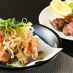 小江戸川越 天下鳥 - 料理写真:ねぎ辛竜田揚と自家製スモークレバー