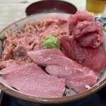 竹家食堂 - 二色丼アップ