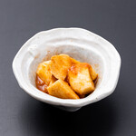 Kimchi with yam and honey plum