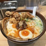 俺流塩らーめん - 超男盛りラーメン1380円