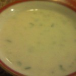 ザエカ - [2013.12]ビリヤニについてくるヨーグルト「ライタ」。ほんのり塩味で、ビリヤニにかけると味わいが増します