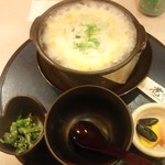 花びし - ランチ「スッポン雑炊(980円)」です