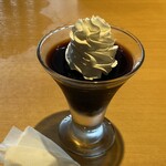 海山亭いっちょう - コーヒーゼリーは渋味あり美味しい