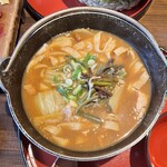 甲州ほうとう 完熟屋 - 鶏肉のほうとう