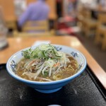 らーめんや天金 - 正油野菜ラーメン