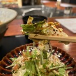 薪炭まだら - シャキシャキのサラダはとにかく美味しい