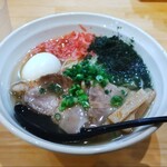 至高の出汁と麺 たかや - 塩ラーメン+味玉(えびとあおさ入り)