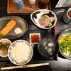 うまいものあり 孝太郎 - 料理写真:鮭ハラス定食にねぎとろを選択