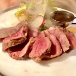 Roast beef with top miso: 1,490 yen