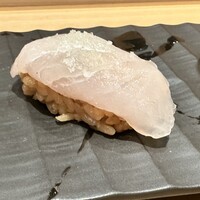 鮨まつもと - スジアラ　塩酢橘