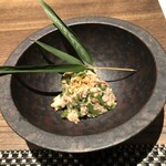 喰心 meat Dining - 姫鶏と芹の七味和え