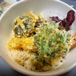 会津山都そば つつみ庵 - 料理写真:海老野菜天丼