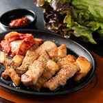 铁板韩式烤猪五花肉