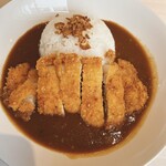 CAFE カリーマート - 茶美豚カツカレー小盛り♪