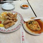 餃子の王将 - 唐揚とジャストサイズ天津