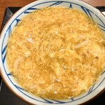 丸亀製麺 - 玉子あんかけ【並】。