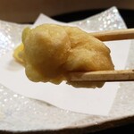 末広寿司 - 白子の天ぷら　☆口の中で蕩けました。