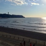 イル キャンティ ビーチェ - 201312 お店の外は江ノ島の海岸