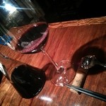 voila - ワインはグラスとハーフとフルボトルと選べました！こちらはハーフ