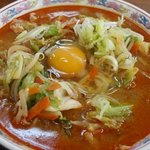 たんぽぽ - 生玉子を入れました