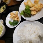 中国料理　胡桃  - えび天定食