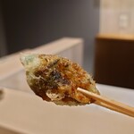 天ぷら 辻 - 岩津ねぎ　青