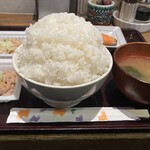Nattou Koubou Sendaiya - 納豆食べ放題 鮭定食