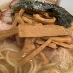 支那ソバ 小むろ - 増量メンマ（ねぎ抜きはメンマか海苔増量）