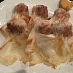 支那ソバ 小むろ - 焼きワンタン皿