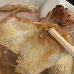 支那ソバ 小むろ - 焼きワンタンアップ