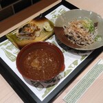 金しゃり亭 - 　越前おろしそばと焼き鯖寿し