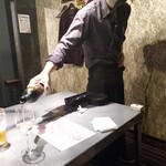 海鮮 イタリアンバル ルチアーノ - 白ワインにシフトします！