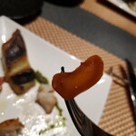 海鮮 イタリアンバル ルチアーノ - カラスミは箸休めになりますね！