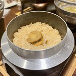 湯宿 だいいち - 帆立の釜飯