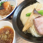 Numa Chan Ramen - つけめん和み（大盛）＆角煮丼