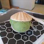 松治郎の舗 - 最中アイス(抹茶)