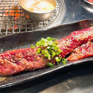 One Manpuku specialty grilled skirt steak