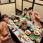 湯宿 だいいち - さあ夕食だ！楽しみだぜ〜！