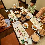 湯宿 だいいち - 夕食は食事処"野鳥のもり"で。