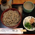 上田そば店 - かまわりセットの割子